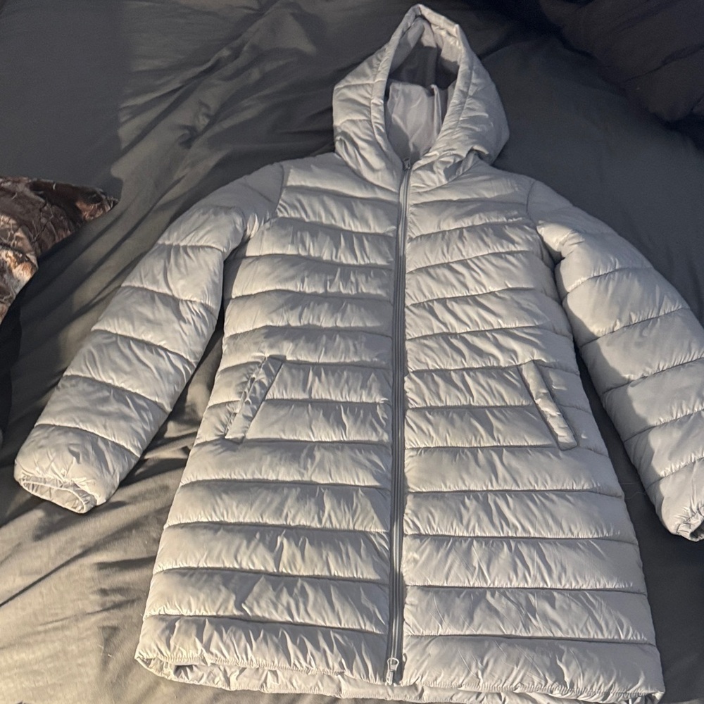 George Women's Light Gray Puffer Jacket